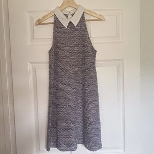 Zara Trafaluc High Neck, Collard, Sleeveless Dress. Small